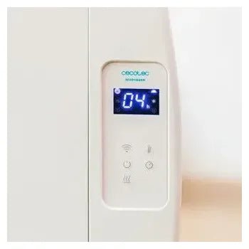 Radiador eléctrico de bajo consumo con 8 elementos en color blanco con wifi ready warm 1800 thermal connected de Cecotec 5