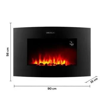 Chimenea Eléctrica Cecotec ReadyWarm 3550 Curved – 35 pulgadas con Wifi de Cecotec 7