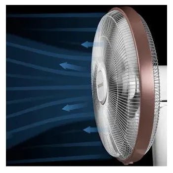 Ventilador de pie oscilante con mando a distancia 28 w de potencia y 40 cm de color blanco energysilence 1030 de Cecotec 3