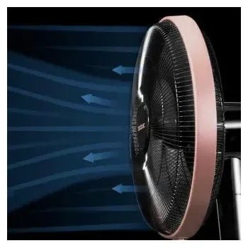Ventilador de pie oscilante con mando a distancia 28 w de potencia y 40 cm de color negro energysilence 1040 de Cecotec 3