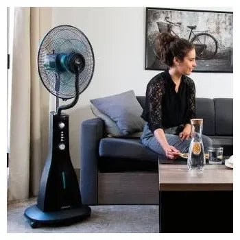 Ventilador de pie nebulizador y oscilante con temporizador y 3 velocidades energysilence 590 freshessence de Cecotec 3
