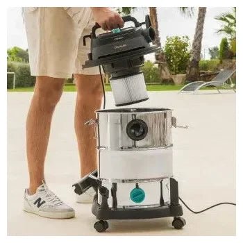 Aspiradora sin bolsa de 1600 w con depósito de 30 l y función de soplado conga rockstar wet & dry steel max de Cecotec 5