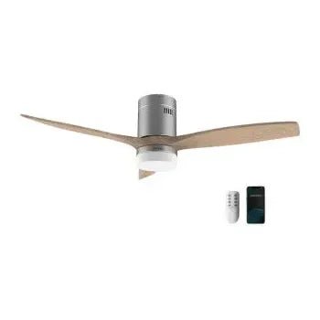 Ventilador de 40 w con protección contra el agua y lámpara led energysilence aero 5600 steel aqua connected de Cecotec 3