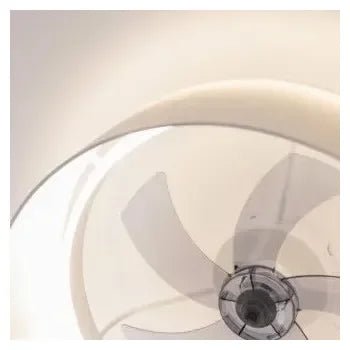 Ventilador de techo energysilence lampaero 650 white design con luz led y control remoto de Cecotec 7