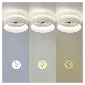 Ventilador de techo energysilence lampaero 650 white design con luz led y control remoto de Cecotec 9