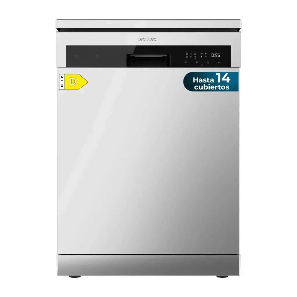Lavavajillas Bolero Aguazero 6200 Inox de 60cm 14 cubiertos 6 programas y tecnología avanzada para un lavado de Cecotec 2