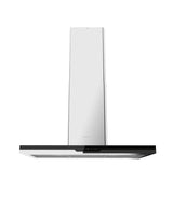 Campana Isla Bolero Flux ICT 908000 Cristal Negro 90cm Succión 800m3h Motor 210W Control Táctil A++ de Cecotec