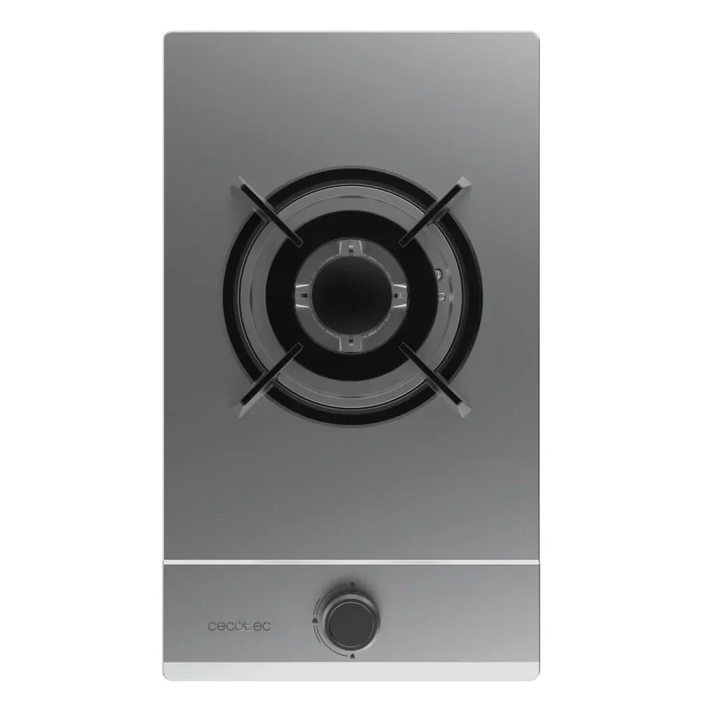 Placa de gas Bolero Squad G 1200S Inox 1 fuego acero inoxidable con quemador WOK 3 5kW y encendido eléctrico de Cecotec 3