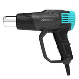 Pistola de calor Hell gun 9500 Vision 2000W control Digital 50 ºC a 600 ºC 4 cabezales y maletín incluido Cecotec
