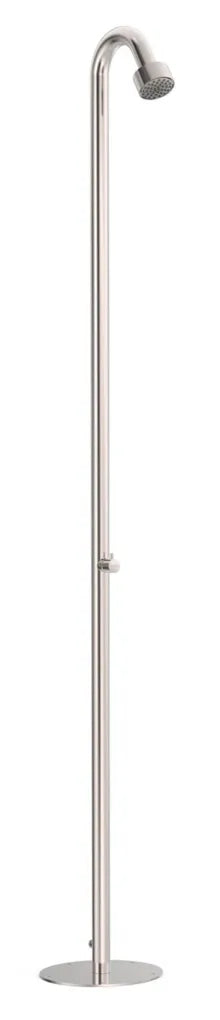 Columna de ducha de acero inoxidable apta para exteriores Colectividades de Tres