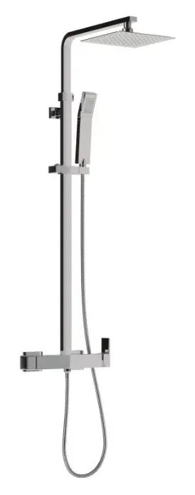 Columna de ducha de latón cromado Skara Källa 0