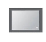 Reversible mirror with touch sensor chrome finish Light LED Kassandra