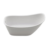 Baignoire Îlot en Acrylique Pehoe Fossil Natura Blanc Mat
