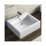 Countertop Basin Duna Fossil Natura White