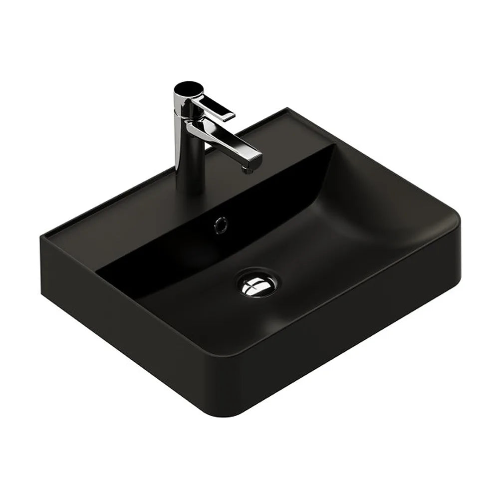 Lavabo Suspendido Kai Fossil Natura Blanco Mate - Vista 1