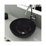 Countertop Basin Aika Fossil Natura Matte Black