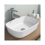 Lavatório de Pousar Abby Fossil Natura Branco