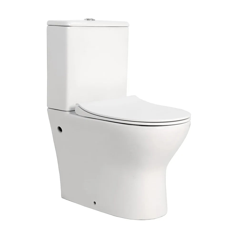 Inodoro Completo de Suelo Nico Fossil Natura Blanco Brillo - Vista 1