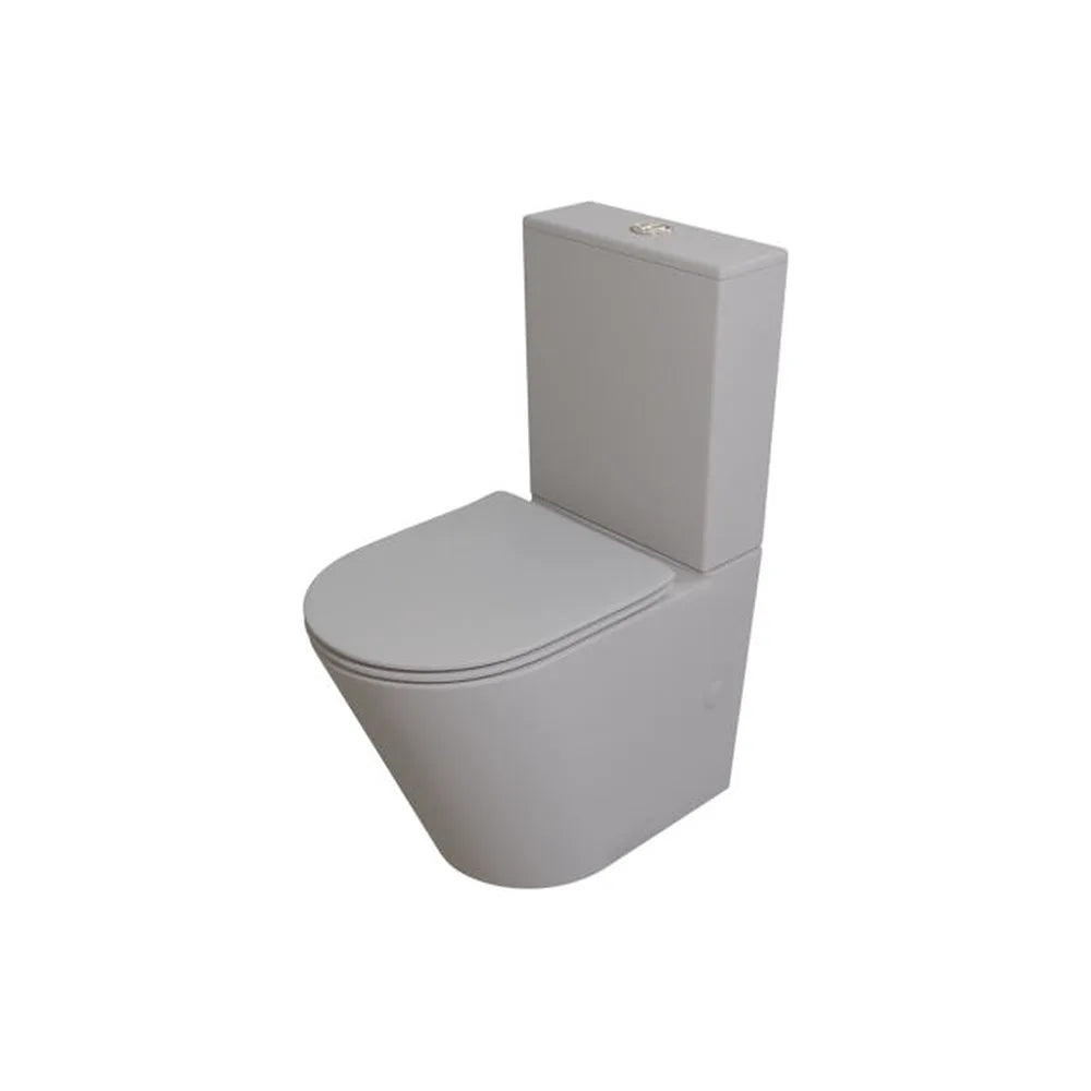 Inodoro Completo de Suelo Frades Fossil Natura Gris - Vista 1