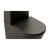 Soft-Close Toilet Seat with Quick-Release Venecia Fossil Natura Matte Black