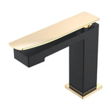 Single-Lever Basin Mixer Tap Yuma Fossil Natura Matte Black
