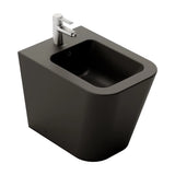 Floor-Standing Bidet Florencia Fossil Natura Matte Black