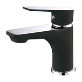Single-Lever Basin Mixer Tap Crono Fossil Natura Matte Black