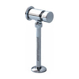 Wall-Mounted Ceramic Urinal Brillante Fossil Natura Polished Chrome