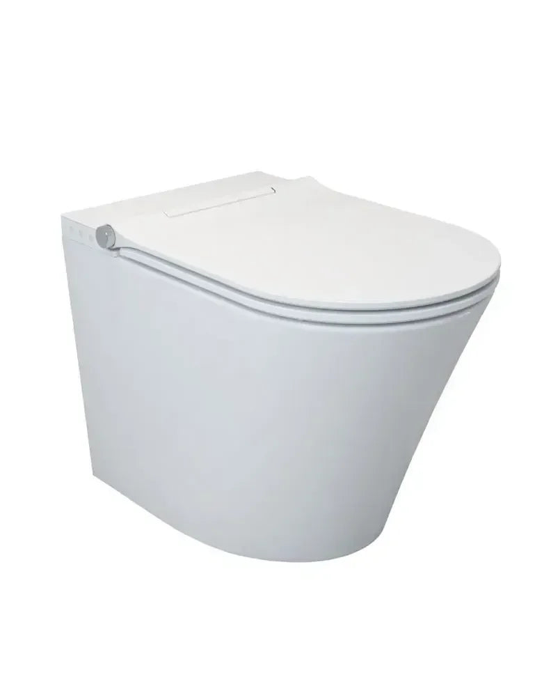 Fossil Natura Lingen Inodoro inteligente compacto fabricado en cerámica de color blanco brillo 1157 de Fossil Natura