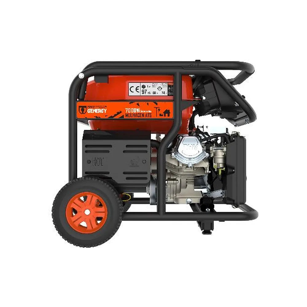 Generador Eléctrico a Gasolina con ATS Apoyo Solar Monofásico 7 KW Mulhacen Genergy - Vista 3