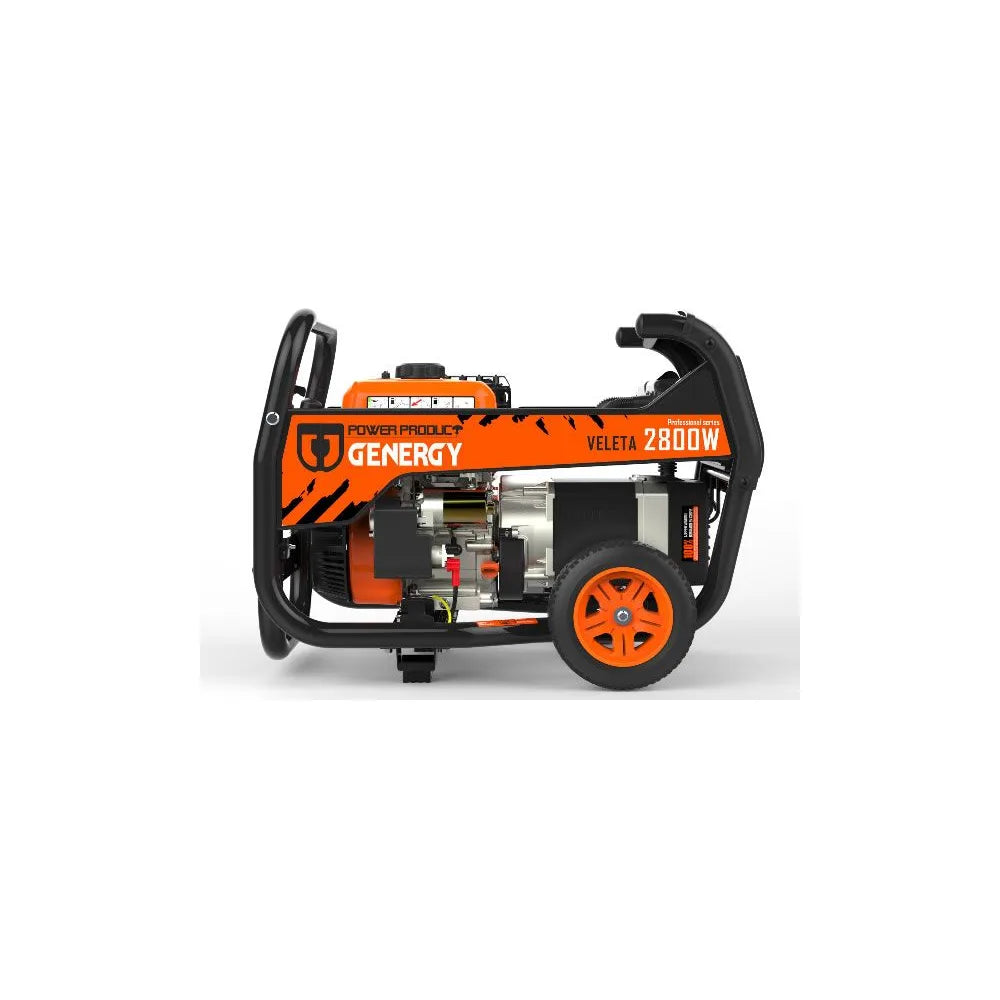 Generador Eléctrico a Gasolina Apoyo Solar Monofásico 2,8 KW Veleta Genergy - Vista 3