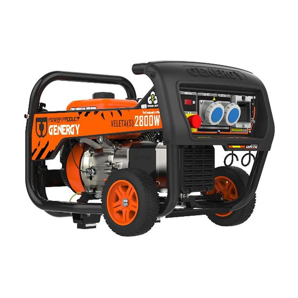 Generador Eléctrico a Gasolina Monofásico 2,8 KW Veleta Genergy - Vista 2