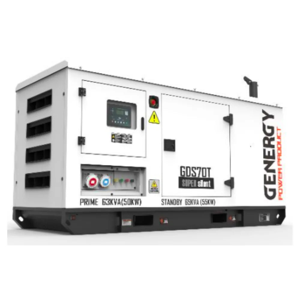 Grupo Electrógeno Diésel Insonorizado Trifásico 55 KW GDS70T Genergy - Vista 1