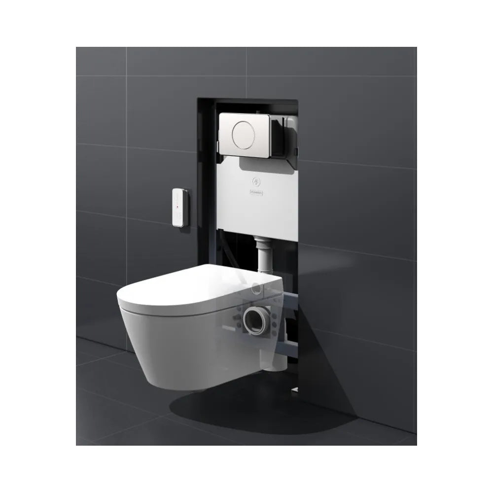 Inodoro Japonés Inteligente Inodoro suspendido inteligente con caída amortiguada y autolimpieza Eos Nashi - Vista 3