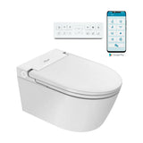 Asiento de Inodoro Inteligente Bidet de instalación suspendida con asiento y tapa automática Eos Pro Nashi