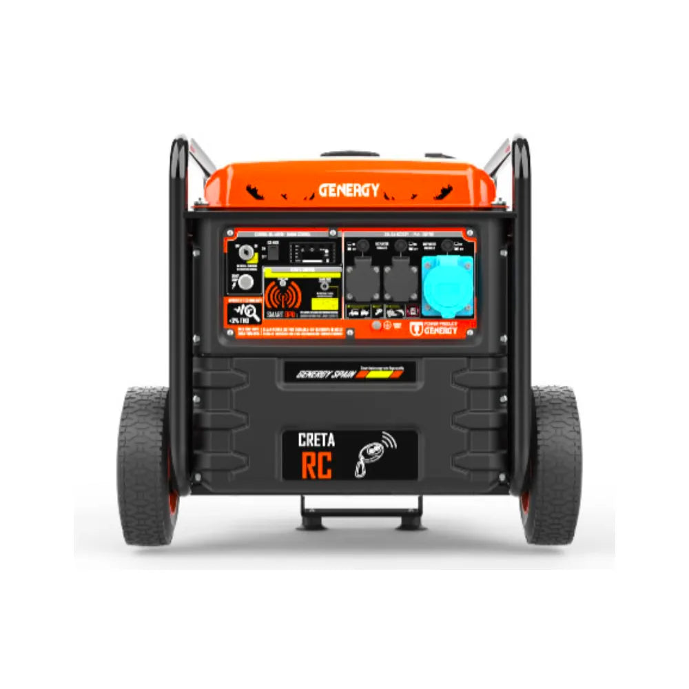 Generador Eléctrico a Gasolina Inverter Monofásico 7500W Creta Genergy - Vista 3