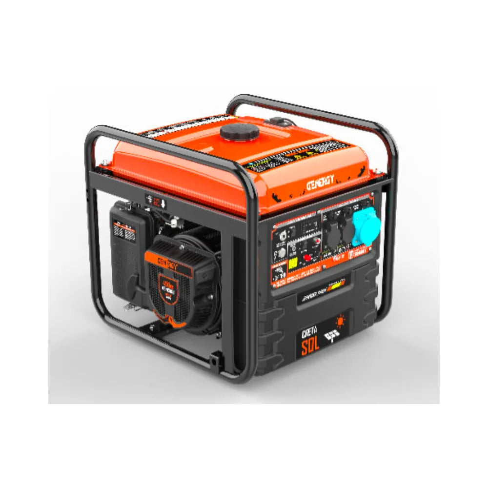 Generador Eléctrico a Gasolina Inverter Apoyo Solar Monofásico 7500W Creta Genergy - Vista 1