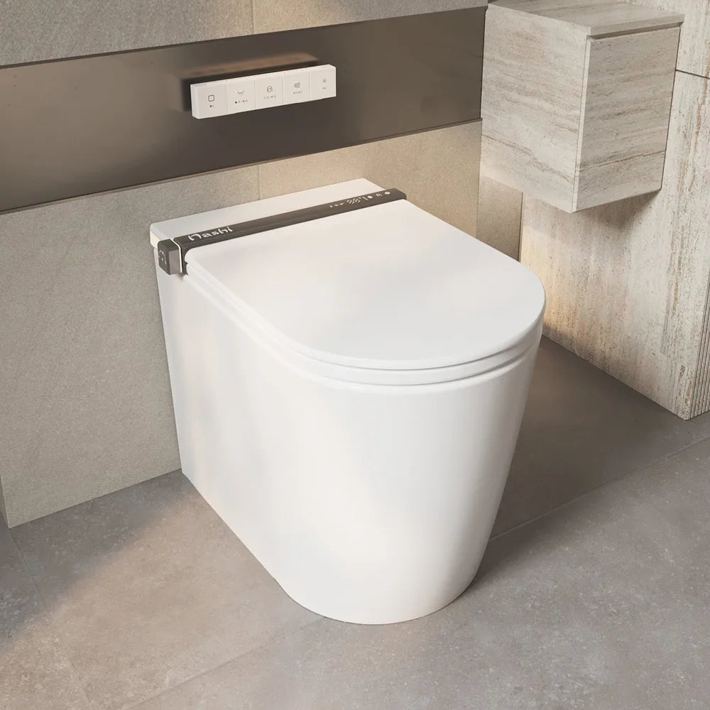 Asiento de Inodoro Inteligente Bidet Inodoro inteligente con asiento calefactable de secado ultra rápido para baño moderno iAnna SE Nashi - Vista 1
