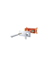 GME Cassio Chrome Wall-Mounted Basin Mixer - Single Lever, Ceramic Cartridge 35mm