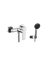 Set doccia con miscelatore monocomando cromato, soffione e flessibile Cassio GME