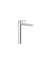 Single Lever High Arc Bathroom Faucet Chrome Rhio GME - Brass