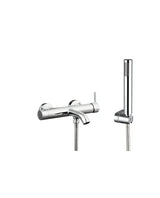 Rubinetto monocomando a canna alta per lavabo realizzato in ottone con finitura color cromo Sirio di GME