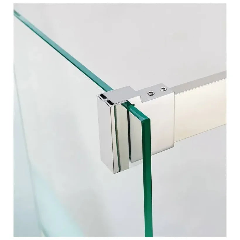 Mampara frontal corredera con vidrio serigrafiado con motivo Frost Plus TEMPLE de GME 7