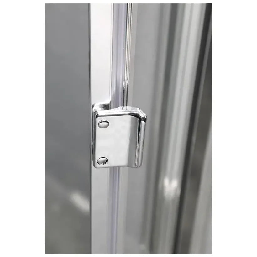Mampara frontal de hojas plegables fabricada en vidrio templado de seguridad AKORD de GME 4