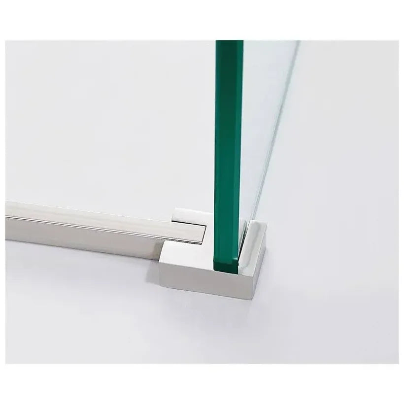 Mampara angular con 2 hojas correderas fabricada en vidrio templado de seguridad de 6 mm FUTURA de GME 3