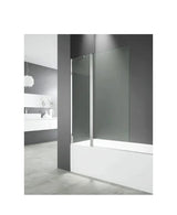 Resguardo Frontal para Banheira 120x150 cm com 1 Painel Fixo e 1 Abatível – GME