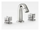Grifo de Bidé Bimando con Desagüe Automático en Color Brushed Steel Baia Armani Roca