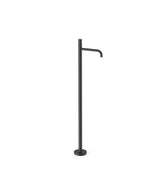 Faucet single lever basin mixer tap in matt black finish brass STUDY TRES