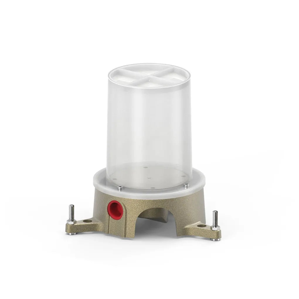 Grifo de pie monomando para lavabo latón con acabado cromado STUDY TRES 2