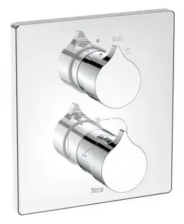 Grifo Empotrable de Ducha con Una Vía Latón Insignia 16 cm Cromo Roca - Vista 1